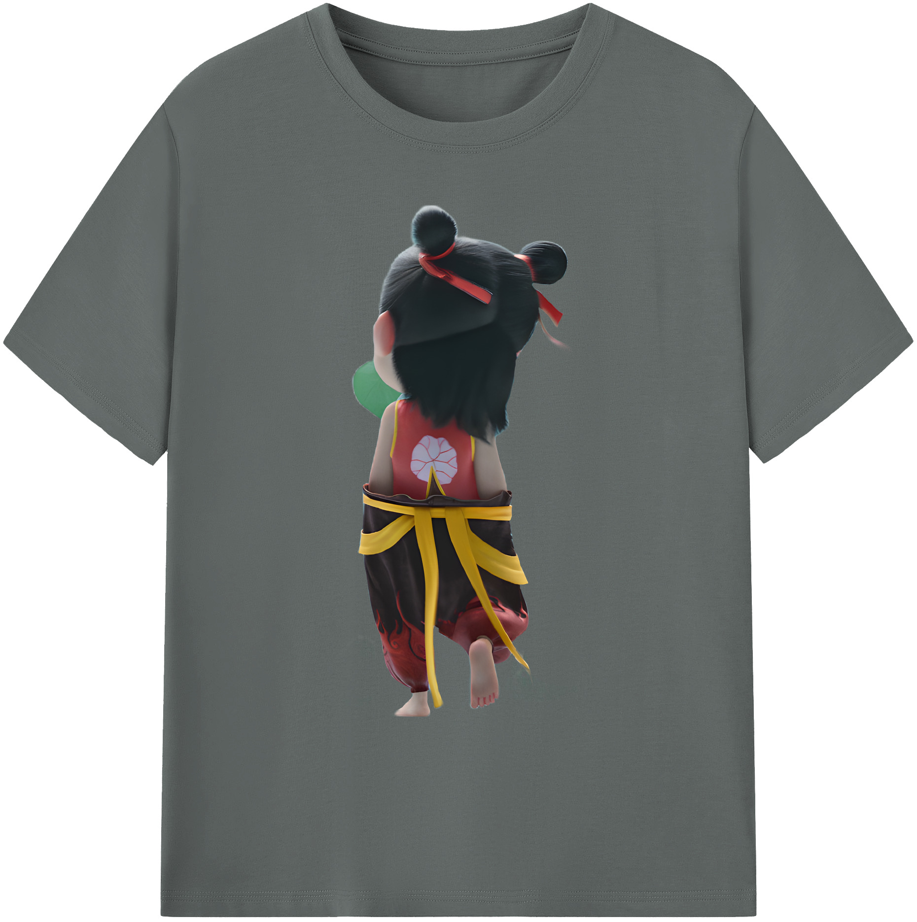 （画像用） Ne Zha 2 ナタ 魔童の大暴れ 綿100％ メンズ半袖Tシャツ｜肌触りやわらか＆通気性